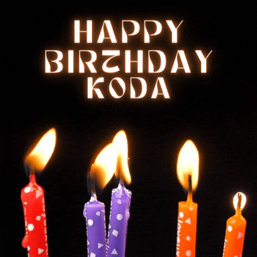 Happy Birthday Koda Gif