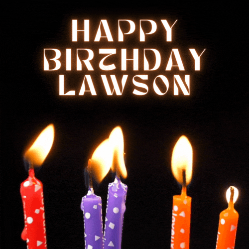 Happy Birthday Lawson Gif