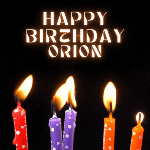 Happy Birthday Orion Gif