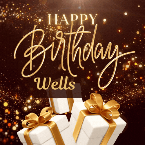 Happy Birthday Wells Gif