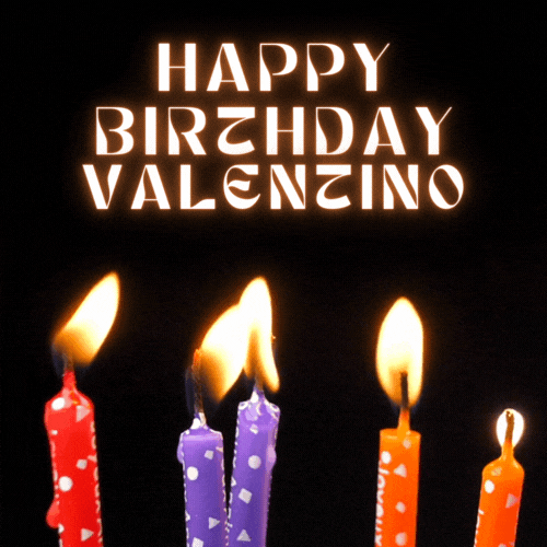 Happy Birthday Valentino Gif