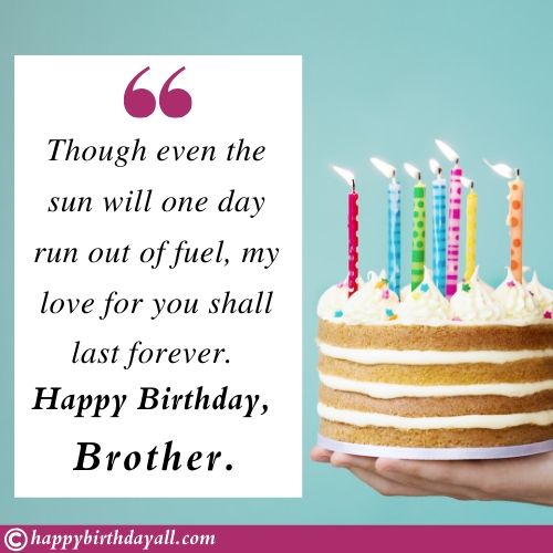 Heart Touching Birthday Wishes For Brother Happy Birthday Bro