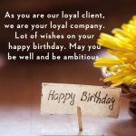 30+ Best Birthday Wishes for Customers and Clients With Images