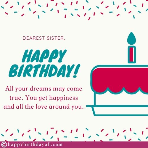 Happy Birthday Wishes for Cousin Sister 