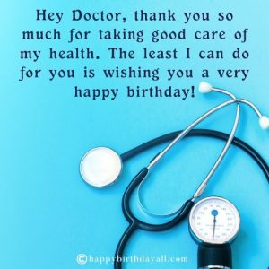 80+ Best Birthday Wishes For Doctor With Images