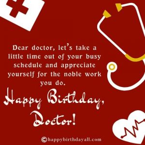 80+ Best Birthday Wishes for Doctor with Images