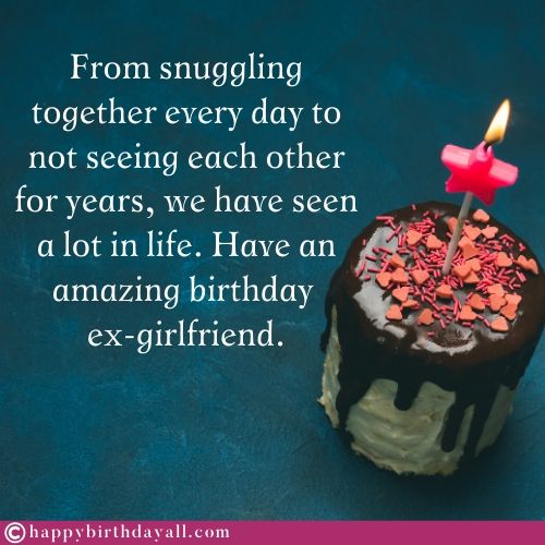 Birthday Wishes Quotes to Ex Girlfriend