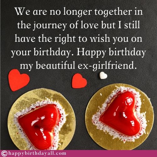 Heart Touching Happy Birthday Wishes For Ex Girlfriend