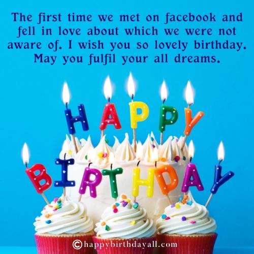 Happy Birthday Messages for Facebook