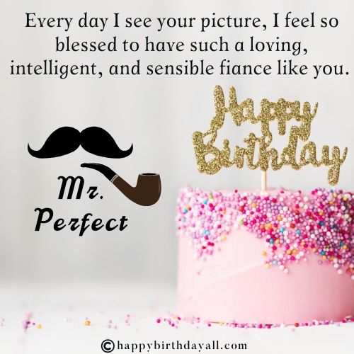 Cute Birthday Quotes for Fiance with images