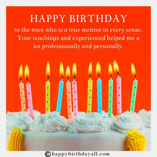 Birthday wishes for your mentor