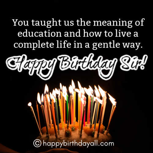 Best Happy Birthday Wishes for Principal