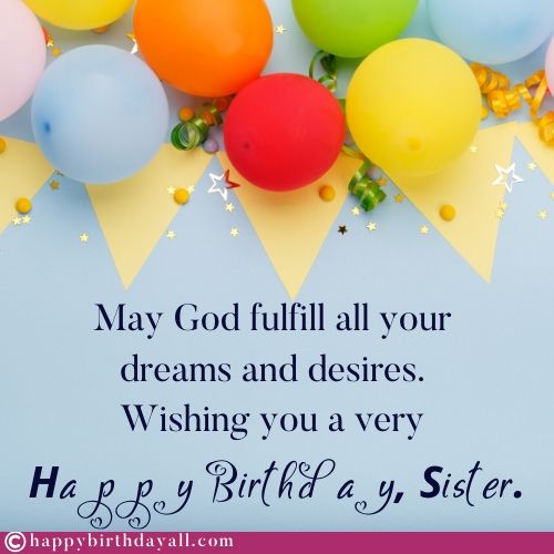 0 Heart Touching Birthday Wishes For Sister Sweet Funny