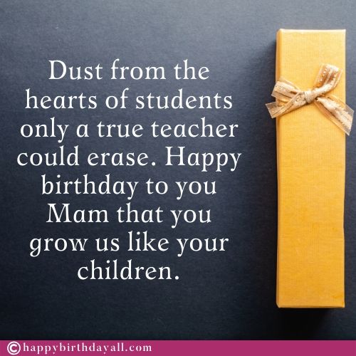 Happy Birthday Quotes for Teacher