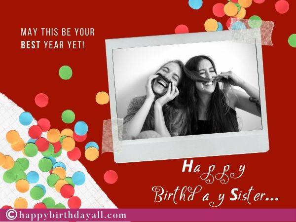 birthday wishes quotes for sister