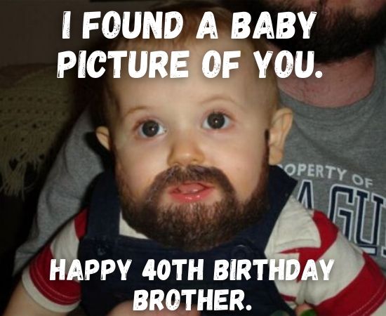 Happy 40th Birthday Funny Meme For Him Photos Idea - vrogue.co