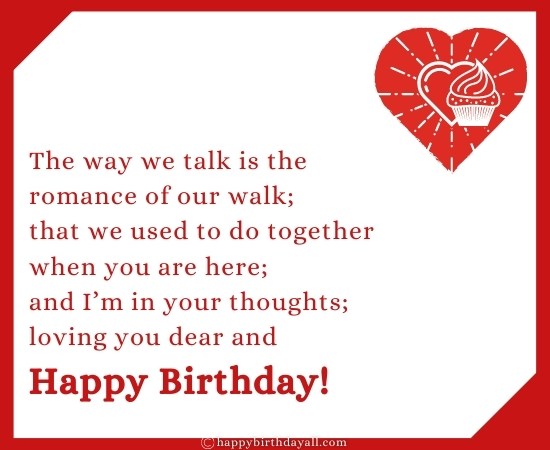 Romantic Birthday Messages for Boyfriend Long Distance