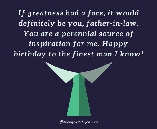 Happy Birthday Messages for Father-in-Law