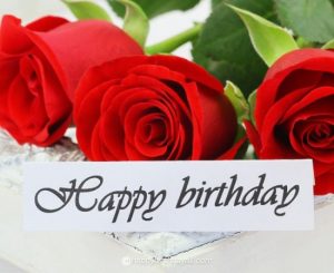 Soothing Happy Birthday Images with Flowers and Roses