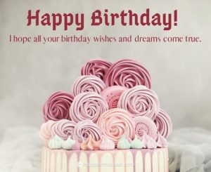 Soothing Happy Birthday Images with Flowers and Roses