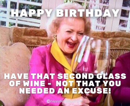 Happy Birthday Wine Images with Memes| Birthday Beer Images