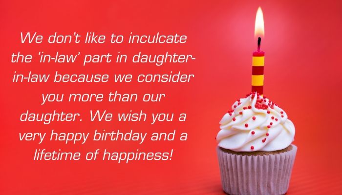 Emotional Happy Birthday Messages for Daughter-in-Law