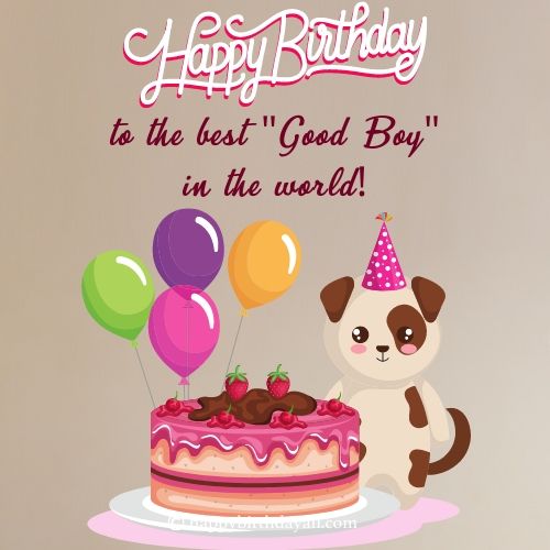 犬への誕生日の願い