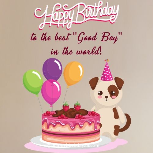 Super Cute Happy Birthday Wishes For Dog With Pictures