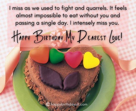 Happy Birthday Message for Someone Special Far Away