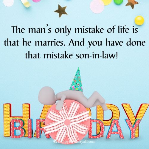 Funny Birthday Messages for Son-in-law