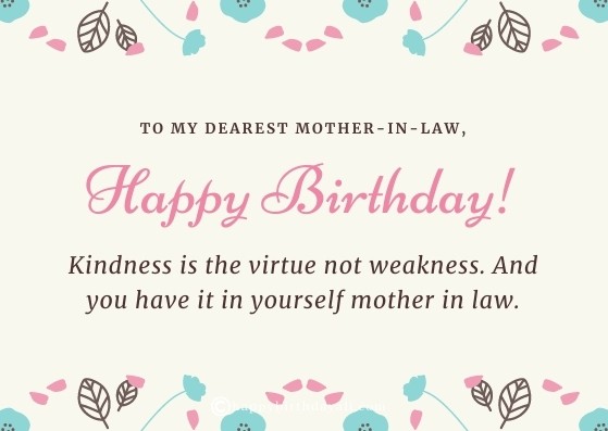 Birthday Quotes for Mother in law