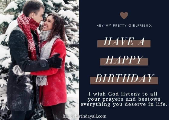 Cute Birthday Messages for Girlfriend