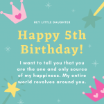 Cute Happy 5th Birthday Wishes | Happy 5th Birthday Images