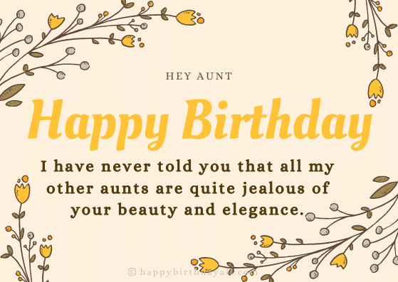 Heart Touching birthday wishes for aunite