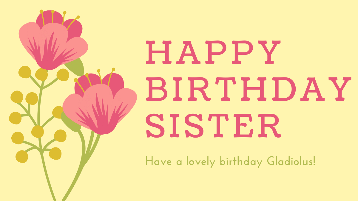 Happy Birthday Wishes for Sister from Another Mother with Images