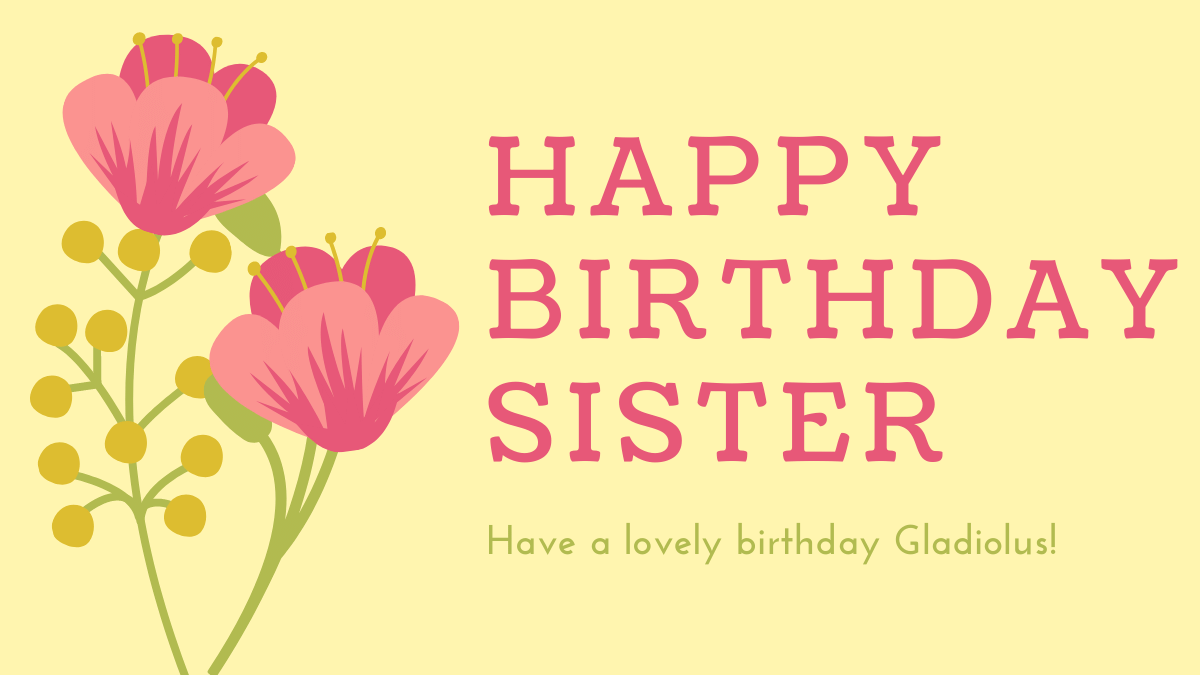 Birthday Wishes Quotes For Sister From Another Mother