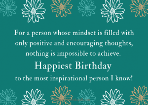 50+ Inspirational Birthday Wishes for Respected Person