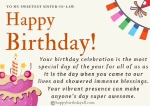 140+ Heart Touching Birthday Wishes for Sister-in-Law