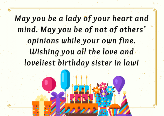 Happy Birthday Sister in Law Quotes 