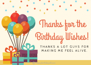 100+ Emotional Thank you Messages for Birthday Wishes