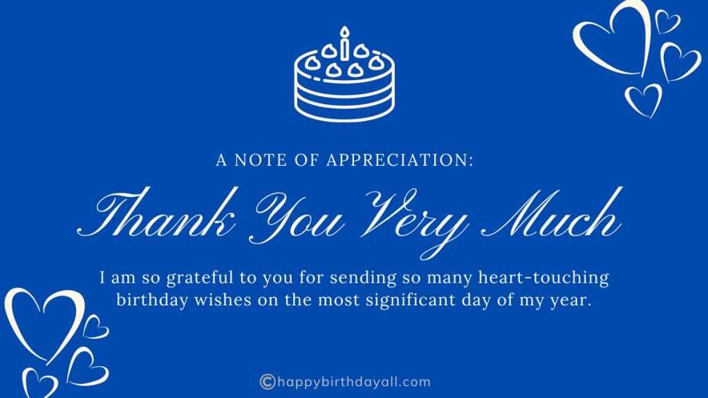 Emotional Thank You Messages For Birthday Wishes Messages