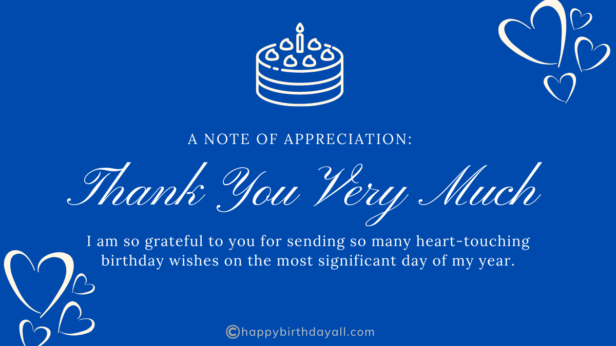 100 Emotional Thank You Messages For Birthday Wishes 