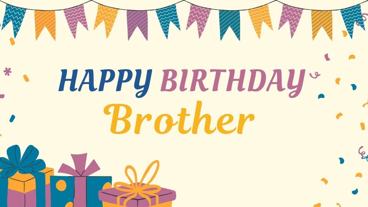 Sweet Happy Birthday Brother Images | Brother Birthday Gif Download