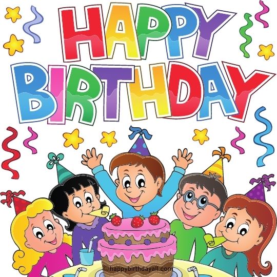 Beautiful Happy Birthday Images for kids Boy & Girl