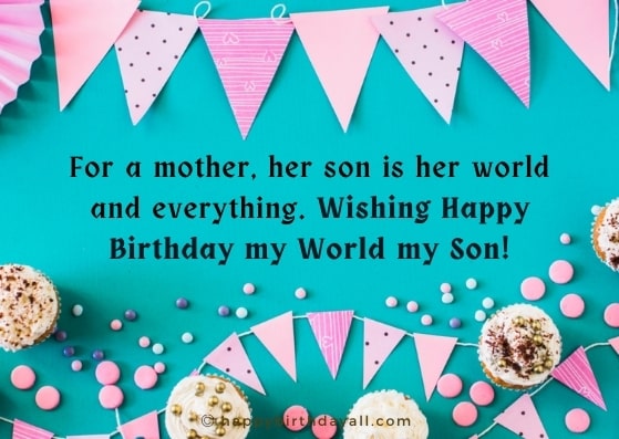 Happy Birthday Son from Mom