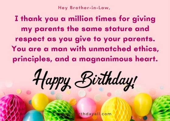 Happy Birthday Brother in Law Quotes 