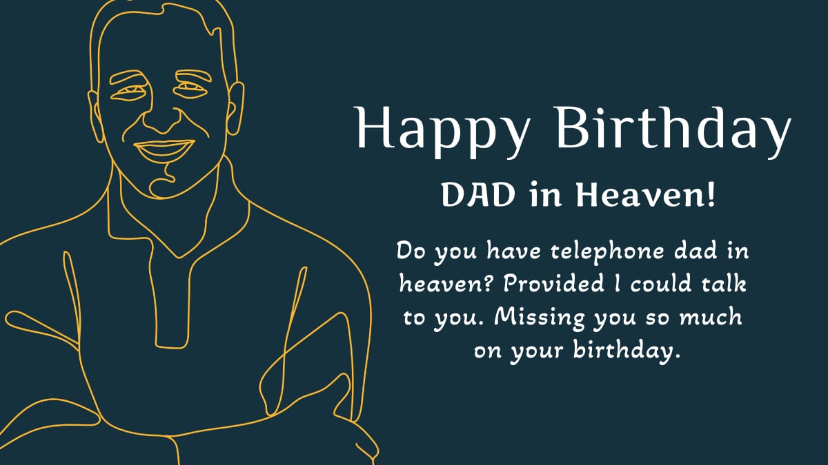 Deceased Dad Birthday Quotes