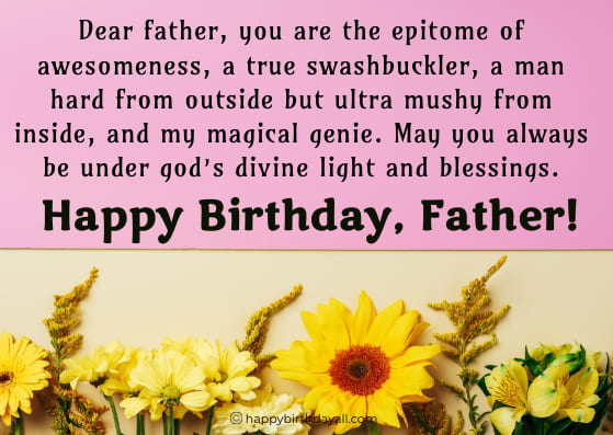 Happy Birthday Wishes For Dad Heart-warming, Funny Prayers The Right