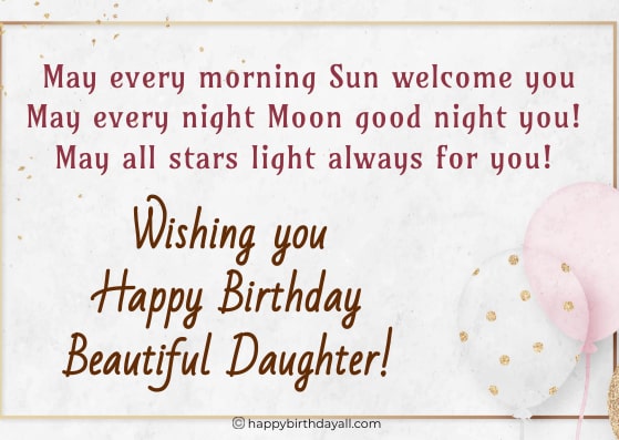 Birthday Wishes For Daughter From Mom And Dad