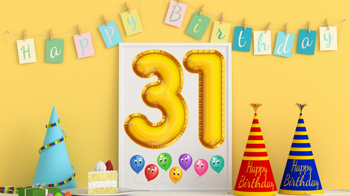 Happy 31st Birthday Wishes, Messages & Quotes